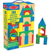 Melissa &amp- Doug- Bloques de madera 100 piezas (10481)